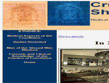 Tablet Screenshot of crucifixion-shroud.com